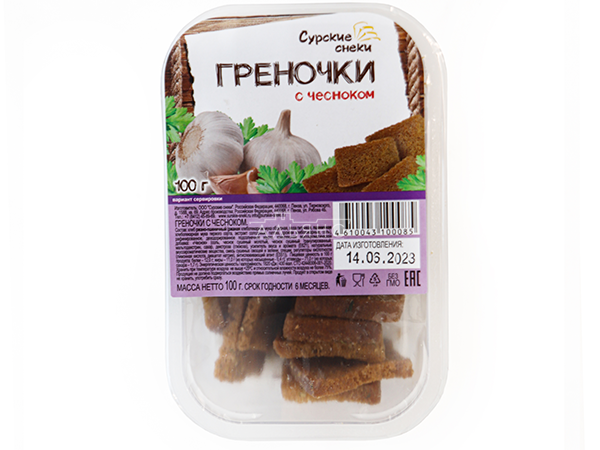 Сурские гренки с Чесноком (100 гр) в Камышине