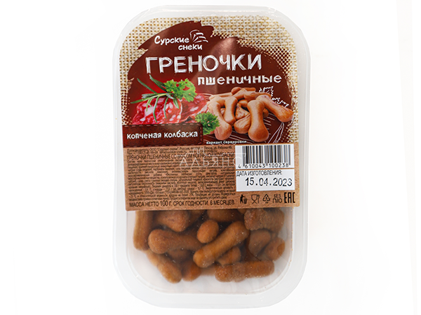 Сурские (ПШЕНИЧНЫЕ) Копченая колбаска (100 гр) в Камышине
