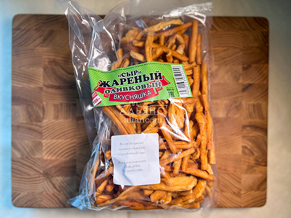Жареный сыр "ВКУСНЯШКА" (Оливковый) 500гр. в Камышине