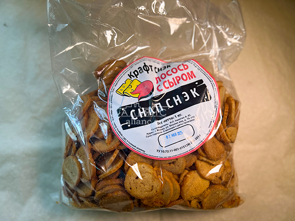 Снапсы ПШЕНИЧНЫЕ "Лосось с сыром" в Камышине