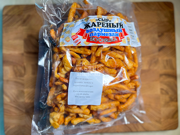 Жареный сыр "ВКУСНЯШКА" со вкусом пармезан (500 гр) в Камышине