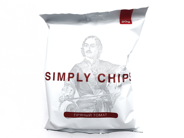 Картофельные чипсы "Simple chips" Пряный томат 80 гр. в Камышине